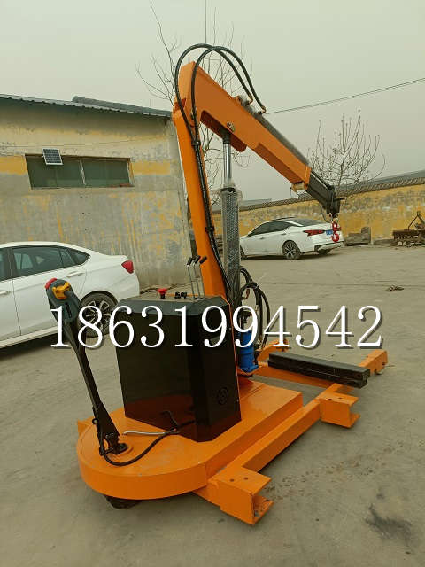 克什克腾旗自卸车厢随车吊 自制轮式四不像起重机 四驱平板吊 5吨 贵盛